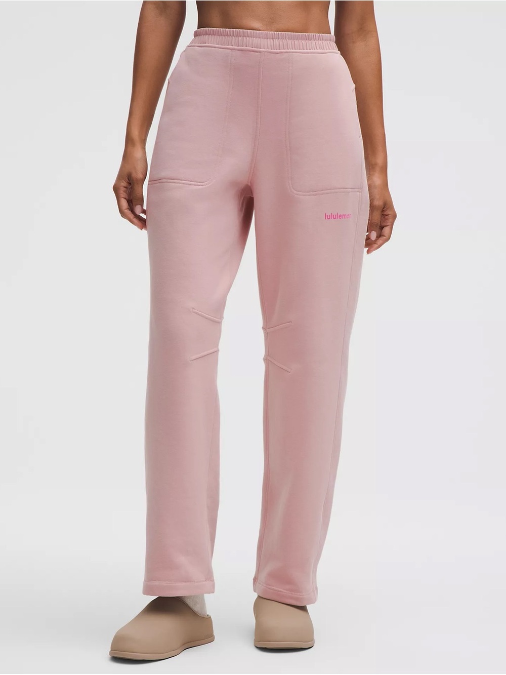 Lululemon Loungeful Classic High Rise Sweatpant Med Pink Casual Lounge Travel